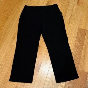 L.L. Bean Black Pull on Trousers